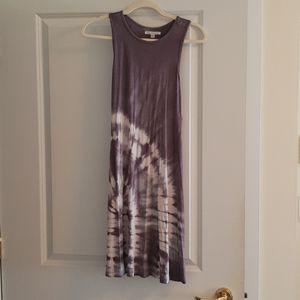 American Eagle Stretchy Purple Tie Die Sundress